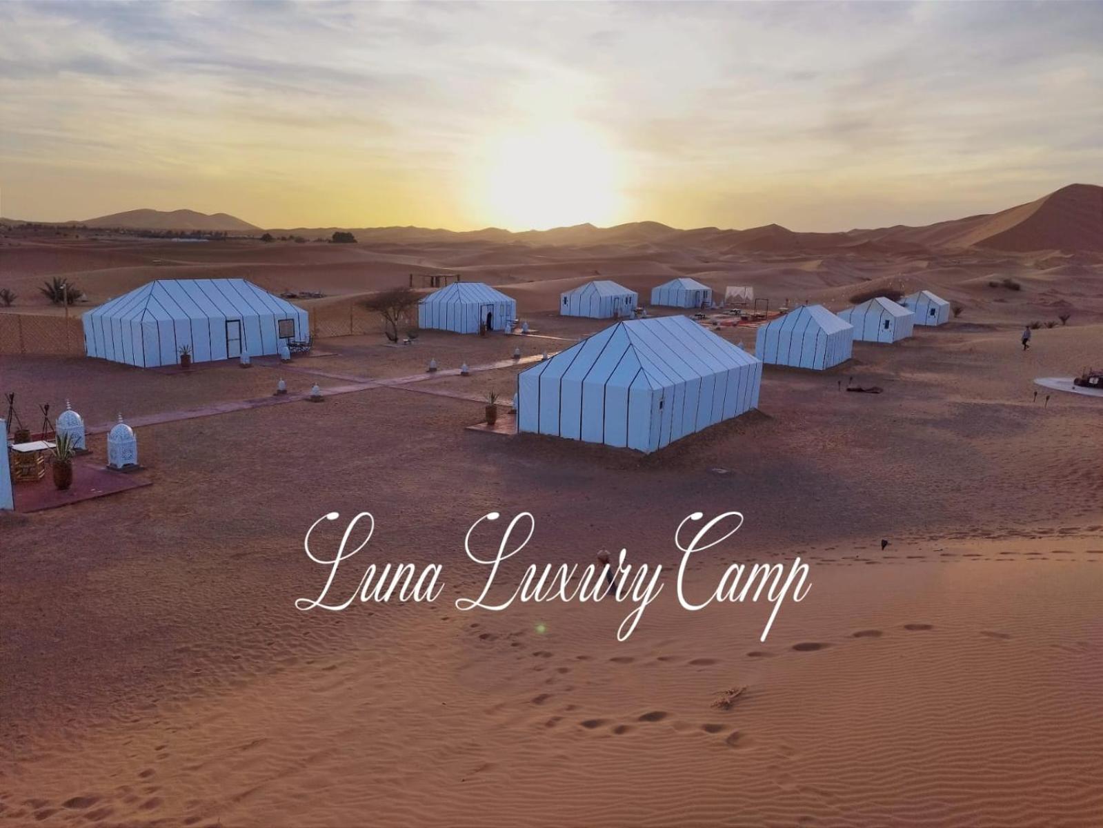 Luna Luxury Camp Hotel Merzouga Bagian luar foto