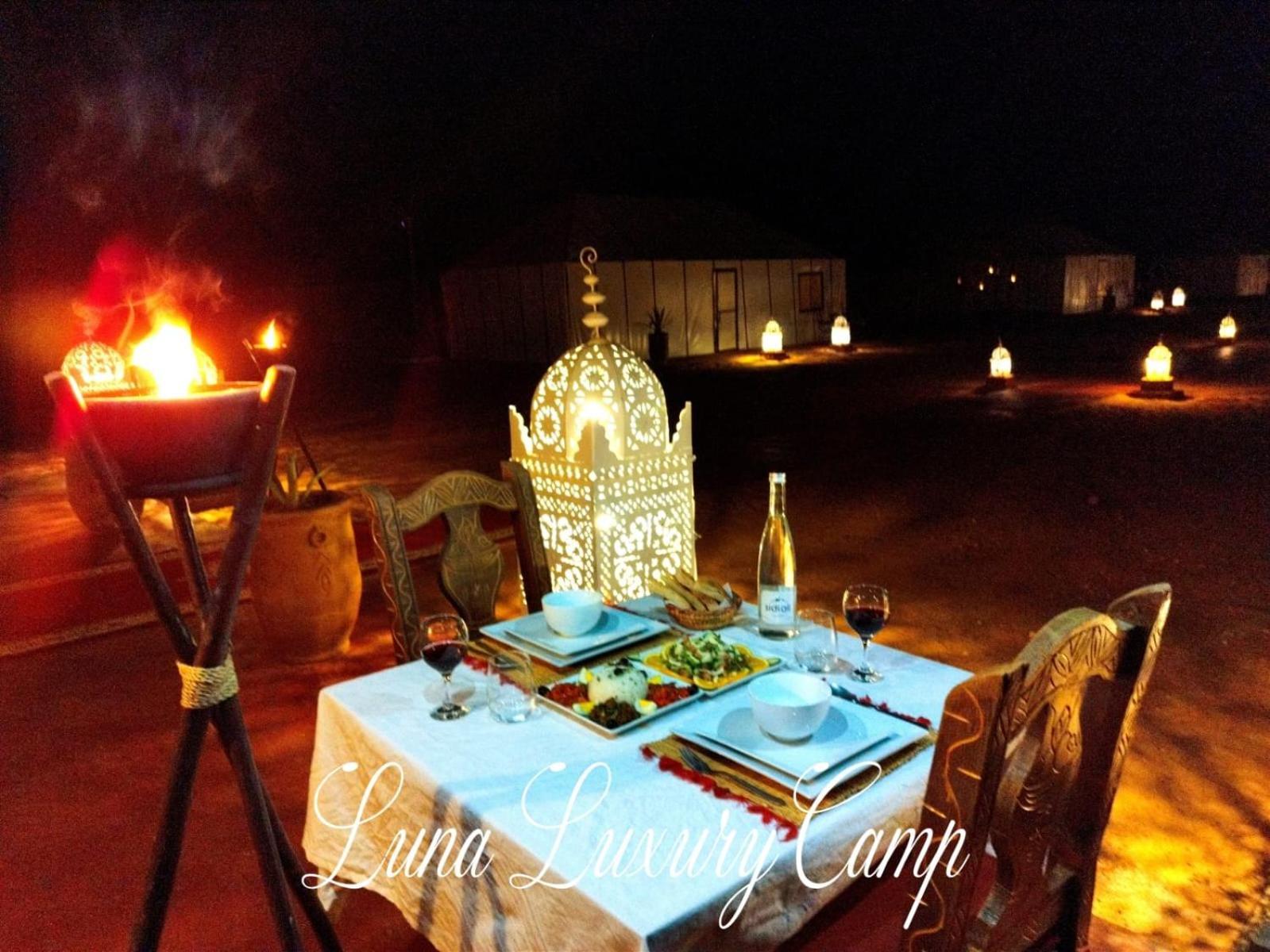 Luna Luxury Camp Hotel Merzouga Bagian luar foto