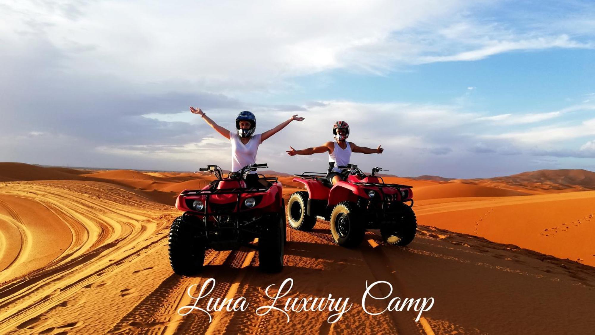 Luna Luxury Camp Hotel Merzouga Bagian luar foto