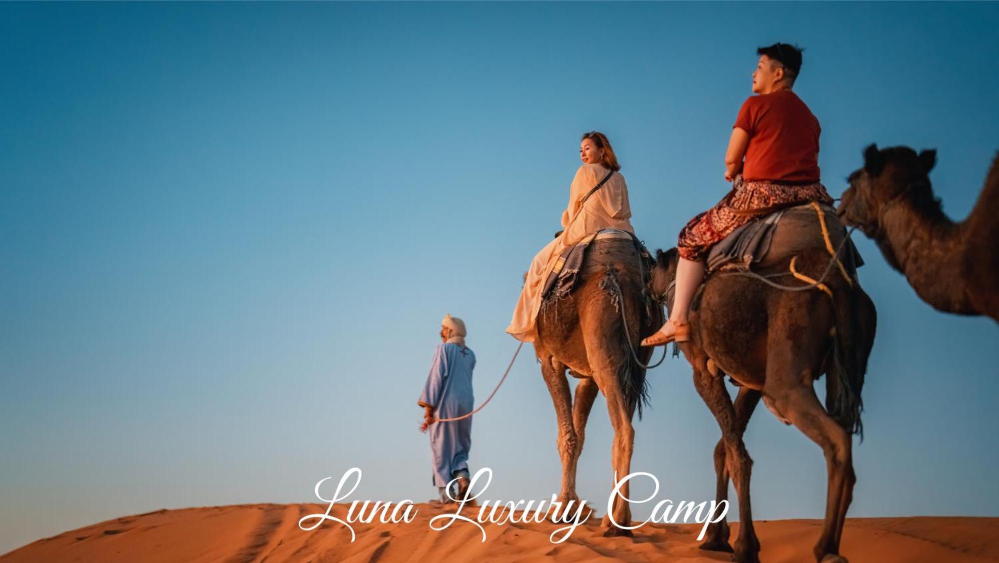 Luna Luxury Camp Hotel Merzouga Bagian luar foto