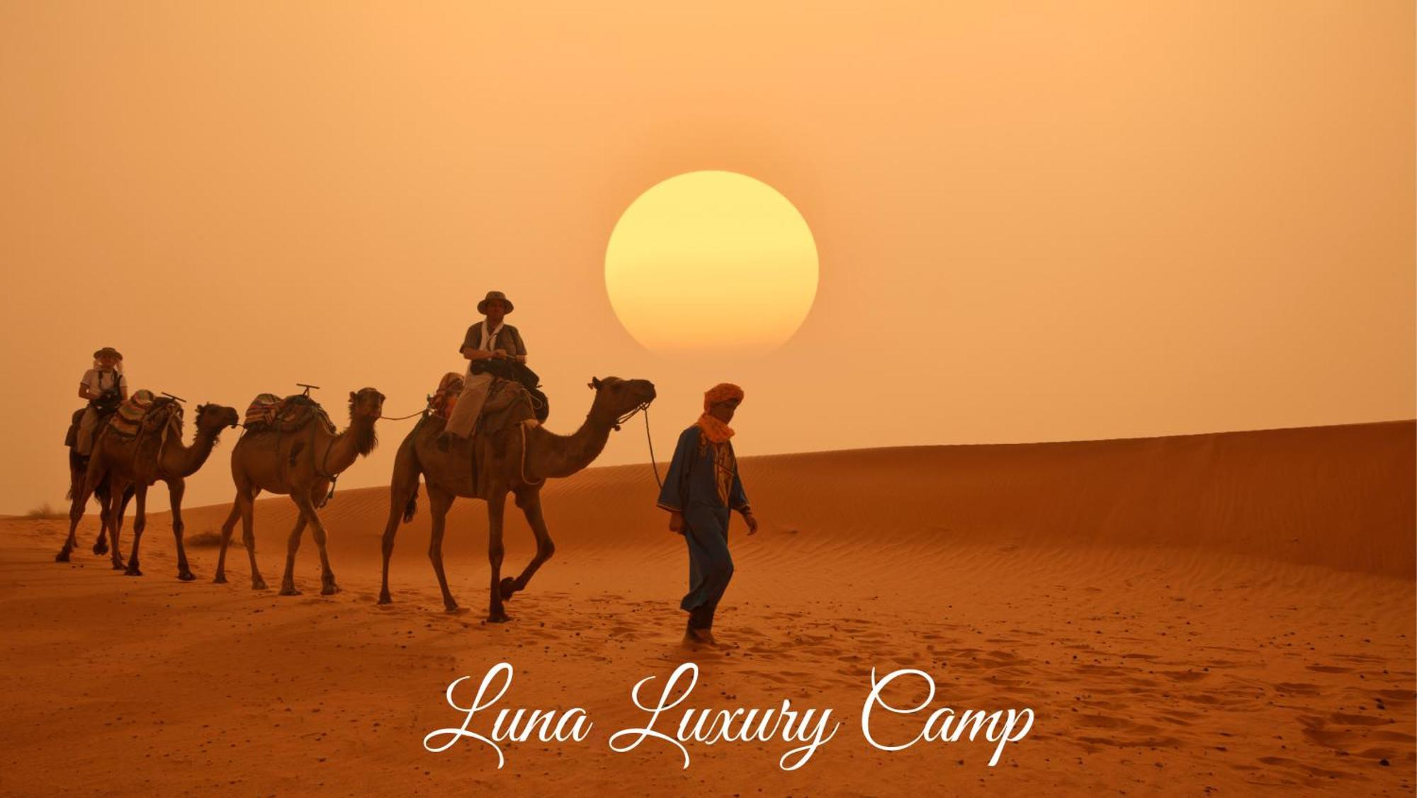 Luna Luxury Camp Hotel Merzouga Bagian luar foto